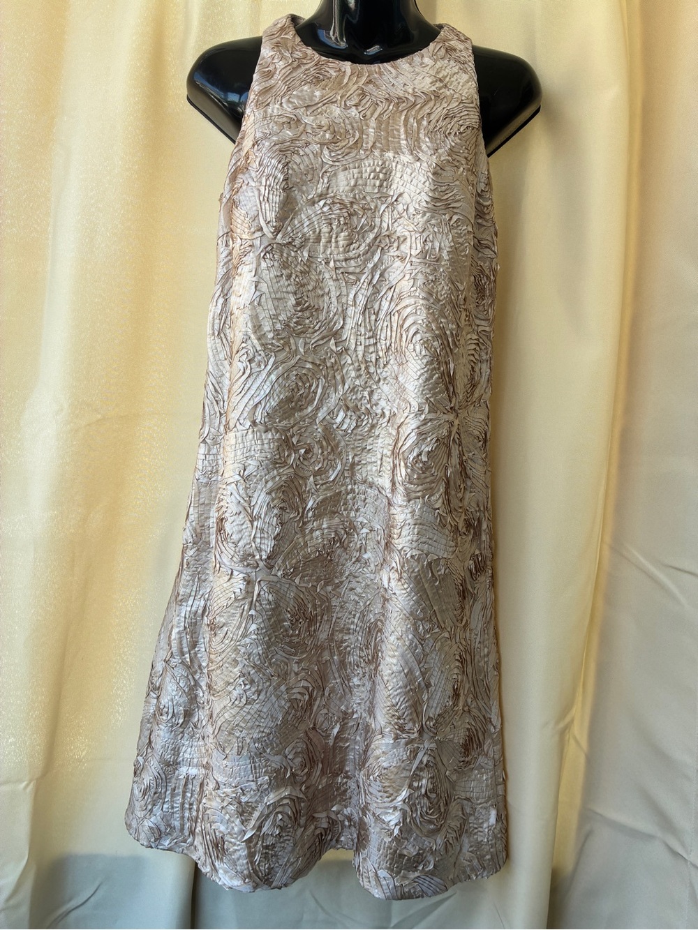 Craig Signer Floral Soutach A-line Dress